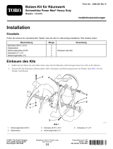 Toro Auger Bolt Pin Kit, Power Max Heavy Duty Snowthrower Installationsanleitung