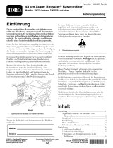 Toro 48cm Super Recycler Lawn Mower Benutzerhandbuch