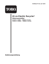 Toro 43cm Recycler Electric Lawnmower Benutzerhandbuch