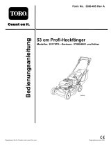 Toro 53cm Heavy-Duty Rear Bagger Lawn Mower Benutzerhandbuch