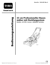 Toro 53cm Heavy-Duty Rear Bagger Lawnmower Benutzerhandbuch