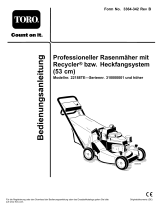 Toro 53cm Heavy-Duty Recycler/Rear Bagging Lawn Mower Benutzerhandbuch