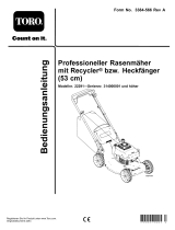 Toro Heavy-Duty Proline 53 cm Professional Walk Behind Mower 22291 Benutzerhandbuch