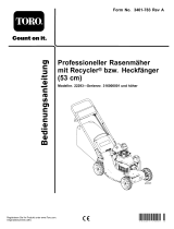 Toro 53cm Heavy-Duty Recycler/Rear Bagger Lawn Mower Benutzerhandbuch