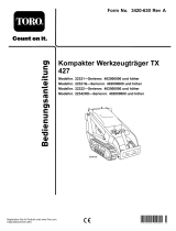 Toro TX 427 Wide Track Compact Tool Carrier Benutzerhandbuch