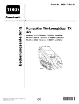 Toro TX 427 Wide Track Compact Tool Carrier Benutzerhandbuch