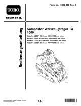 Toro TX 1000 Compact Tool Carrier Benutzerhandbuch