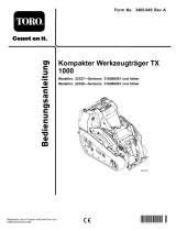 Toro TX 1000 Compact Tool Carrier Benutzerhandbuch