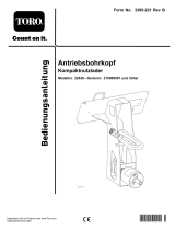 Toro Bore Drive Head Attachment, Compact Tool Carrier Benutzerhandbuch