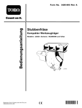 Toro Stump Grinder, Compact Tool Carrier Benutzerhandbuch