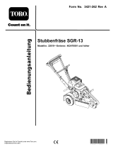 Toro SGR-13 Stump Grinder Benutzerhandbuch