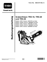 Toro TRX-20 Trencher Benutzerhandbuch