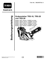 Toro TRX-26 Trencher Benutzerhandbuch