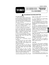 Toro Lawnmower Benutzerhandbuch
