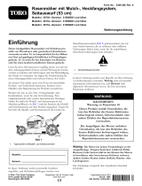 Toro 53cm Mulching/Rear Bagging/Side Discharging Lawn Mower Benutzerhandbuch