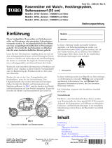 Toro 53cm Mulching/Rear Bagging/Side Discharging Lawn Mower Benutzerhandbuch