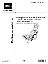 Toro Commercial Walk-Behind Mower, 16HP, T-Bar, Gear Drive Benutzerhandbuch