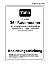Toro 36" Side Discharge Mower Benutzerhandbuch