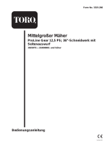 Toro Mid-Size ProLine Gear, 12.5 hp w/ 36" SD Mower Benutzerhandbuch
