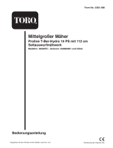 Toro Mid-Size ProLine T-Bar Hydro, 15 HP Benutzerhandbuch