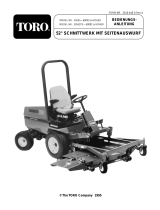 Toro 52" Side Discharge Mower, Groundsmaster 200 Series Benutzerhandbuch