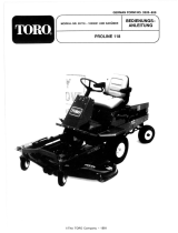 Toro ProLine 118 Benutzerhandbuch
