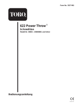 Toro 622 Power Throw Bedienungsanleitung