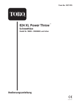 Toro 824XL Power Throw Snowthrower Benutzerhandbuch