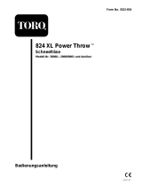 Toro 824XL Power Throw Snowthrower Benutzerhandbuch