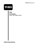 Toro 724 Snowthrower Benutzerhandbuch