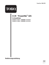 Toro CCR Powerlite Snowthrower Benutzerhandbuch