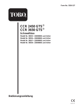 Toro CCR 2450 GTS Snowthrower Benutzerhandbuch