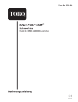Toro 824 Power Shift Snowthrower Benutzerhandbuch