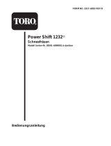 Toro 1232 Power Shift Snowthrower Benutzerhandbuch