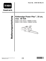 Toro PowerPlex 35cm 40V MAX Chainsaw Benutzerhandbuch