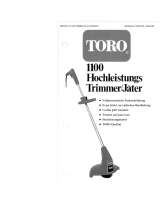 Toro 1100 Electric Trimmer Benutzerhandbuch