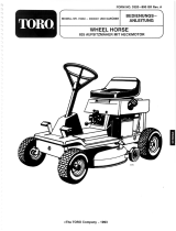 Toro 8-25 Rear Engine Rider Benutzerhandbuch