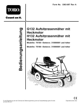 Toro G132 Rear-Engine Riding Mower Benutzerhandbuch
