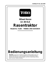 Toro 13-38XL Lawn Tractor Benutzerhandbuch