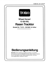 Toro 13-38HXL Lawn Tractor Benutzerhandbuch