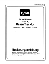 Toro 15-44HXL Lawn Tractor Benutzerhandbuch