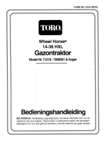 Toro 14-38HXL Lawn Tractor Benutzerhandbuch