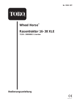 Toro 16-38XLE Lawn Tractor Benutzerhandbuch
