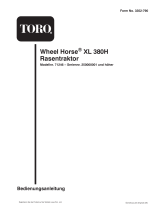 Toro XL 380H Lawn Tractor Benutzerhandbuch