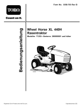 Toro XL 440H Lawn Tractor Benutzerhandbuch