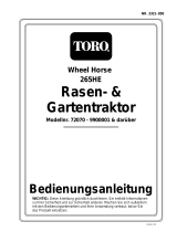 Toro 265-H Lawn and Garden Tractor Benutzerhandbuch