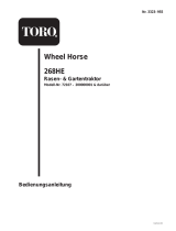 Toro 268-HE Lawn and Garden Tractor Benutzerhandbuch