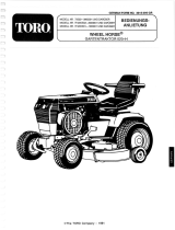 Toro 520-H Garden Tractor Benutzerhandbuch