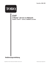 Toro Z147 Z Master, With 112cm SFS Side Discharge Mower Benutzerhandbuch