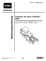 Toro Professional 8000 Series Direct Collect Petrol Z Master 122 cm 74311TE Benutzerhandbuch